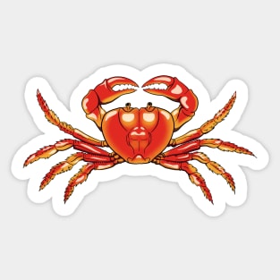 Crab isolated illustration Sticker